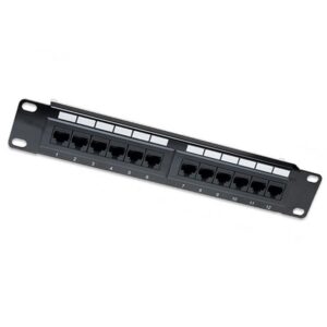 Pannello Patch per rack 10" 12p UTP Cat.6A